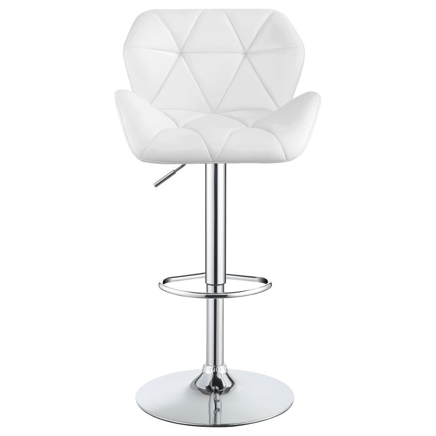 Berrington White Adjustable Bar Stool