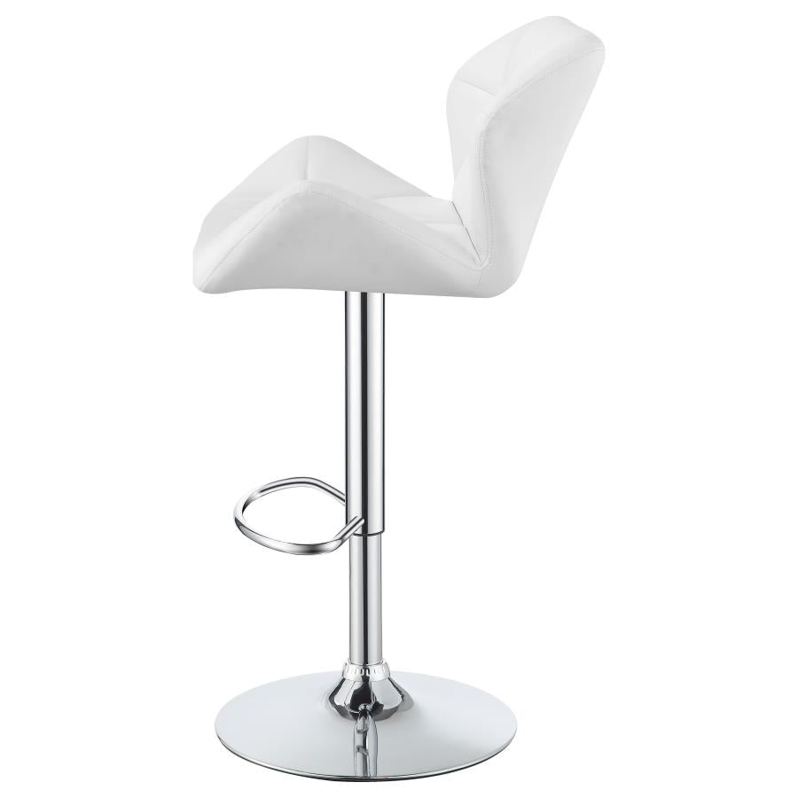 Berrington White Adjustable Bar Stool
