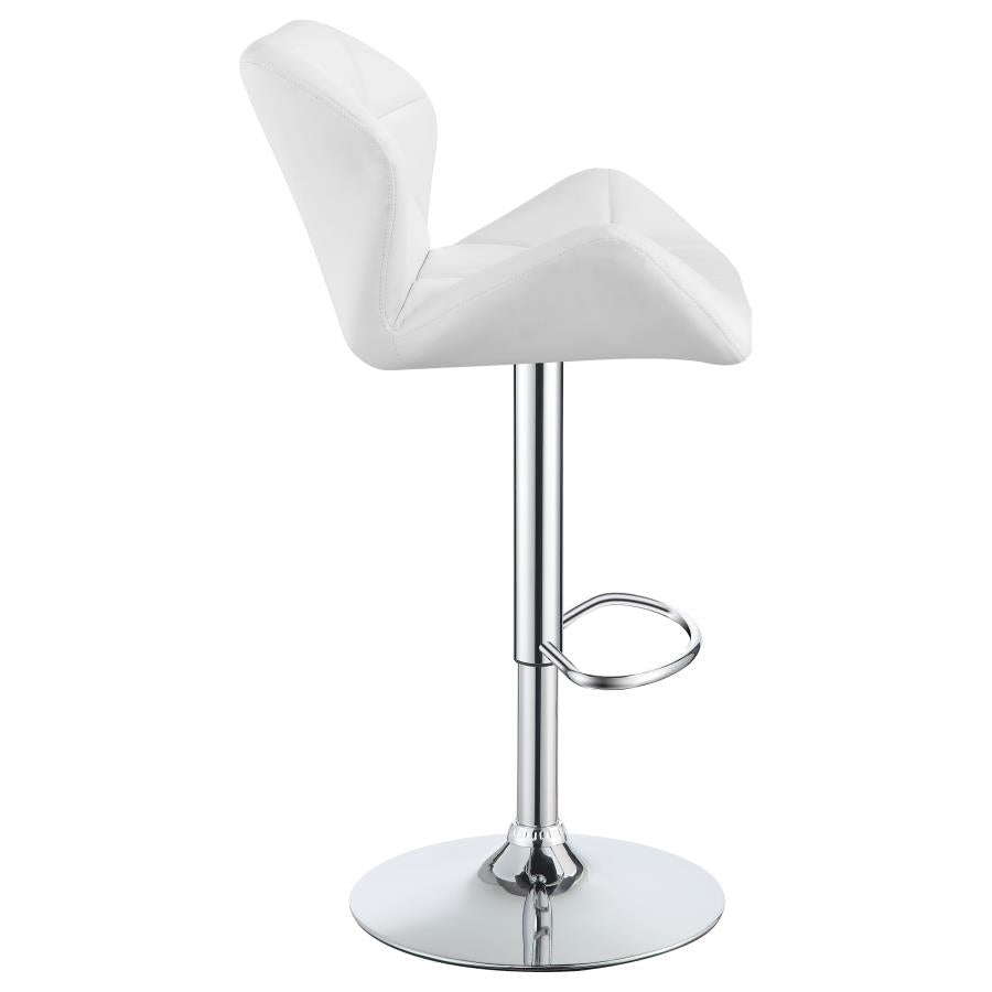 Berrington White Adjustable Bar Stool