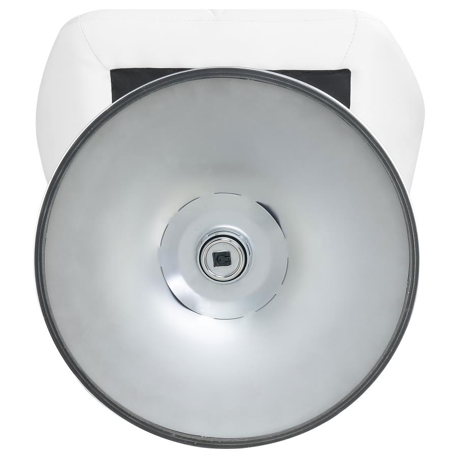 Berrington White Adjustable Bar Stool