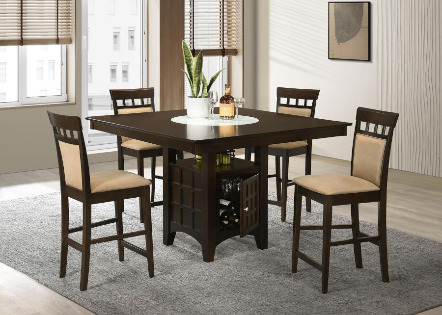 Gabriel Brown 5 Pc Counter Height Dining Set