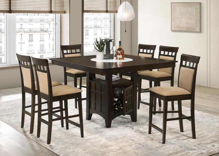 Gabriel Brown 7 Pc Counter Height Dining Set