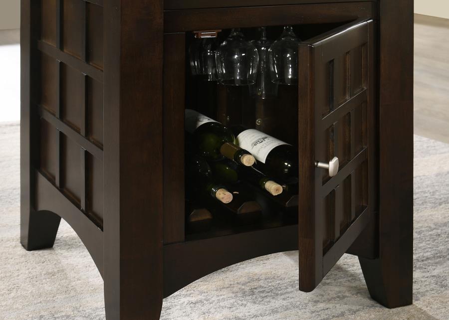 Gabriel Brown Counter Height Dining Table