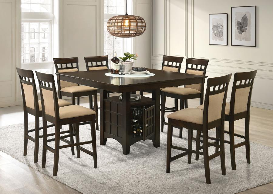 Gabriel Brown Counter Height Dining Table