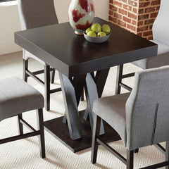 Freda Brown Counter Height Dining Table