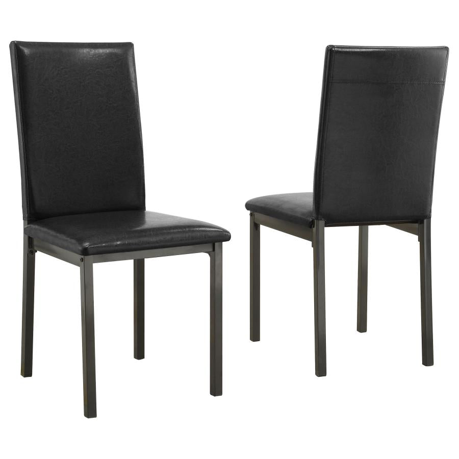 Garza Black Side Chair