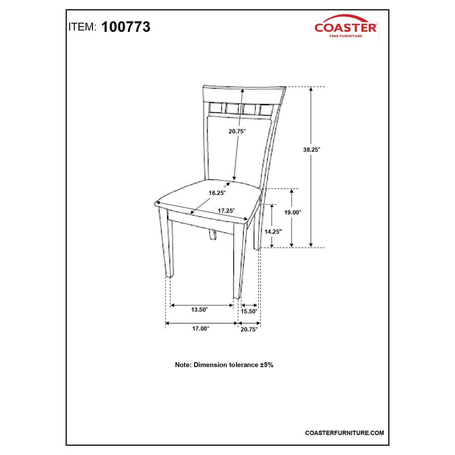 Gabriel Brown Side Chair