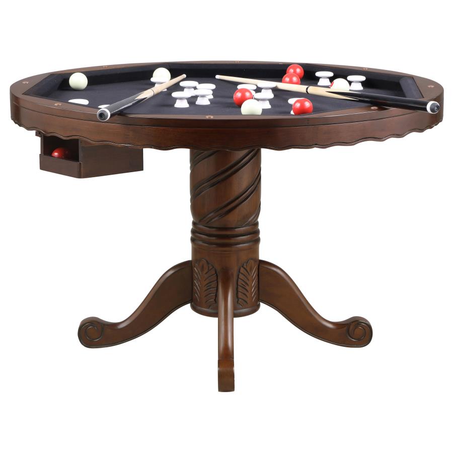 Turk Brown 5 Pc Game Table Set