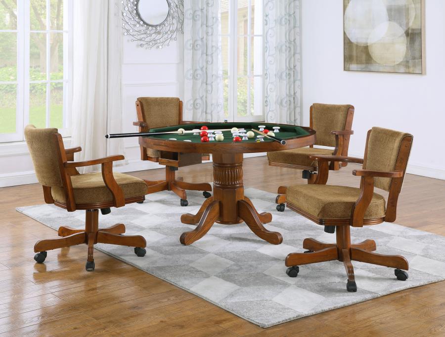 Mitchell Brown 5 Pc Game Table Set