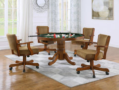 Mitchell Brown 5 Pc Game Table Set