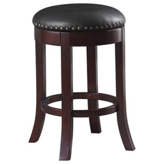 Aboushi Black Swivel Counter Stool