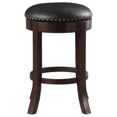 Aboushi Black Swivel Counter Stool