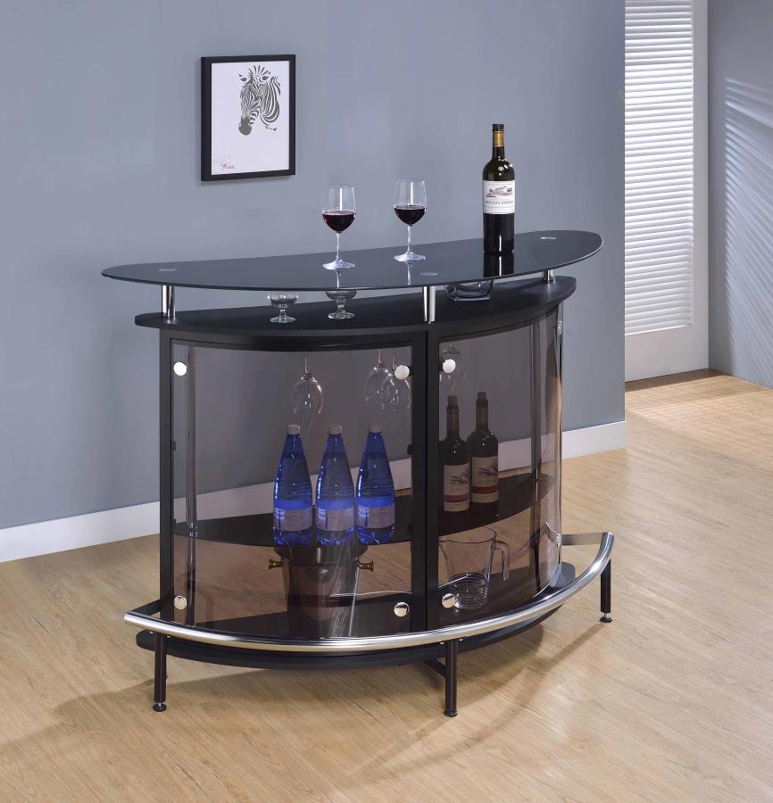 Amarillo Black Home Bar