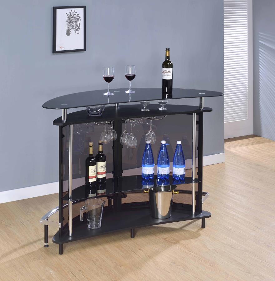 Amarillo Black Home Bar