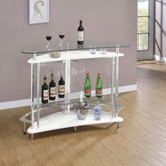 Amarillo White Home Bar
