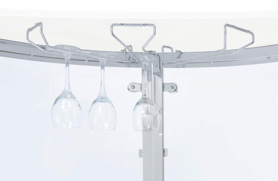 Amarillo White Home Bar