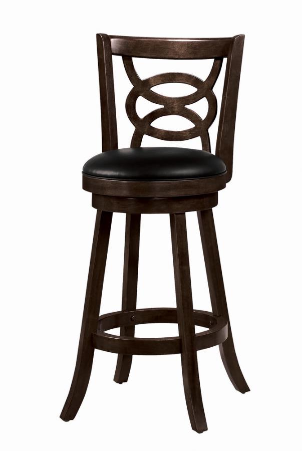 Calecita Black Swivel Bar Stool