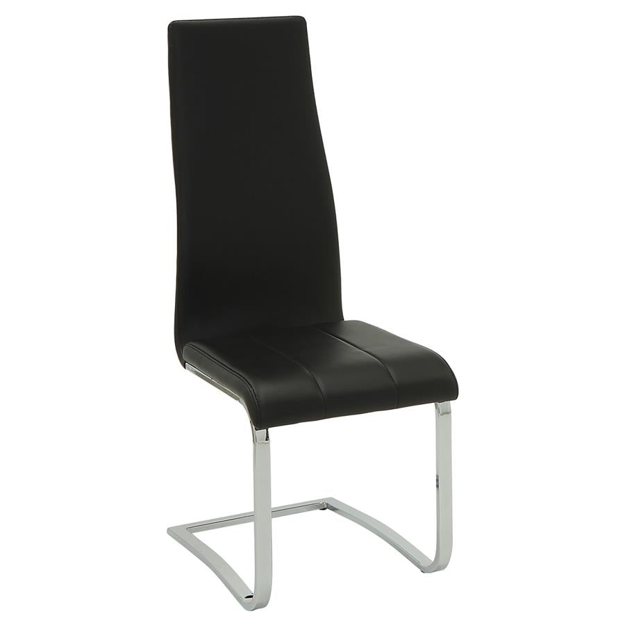 Anges Black 5 Pc Dining Set