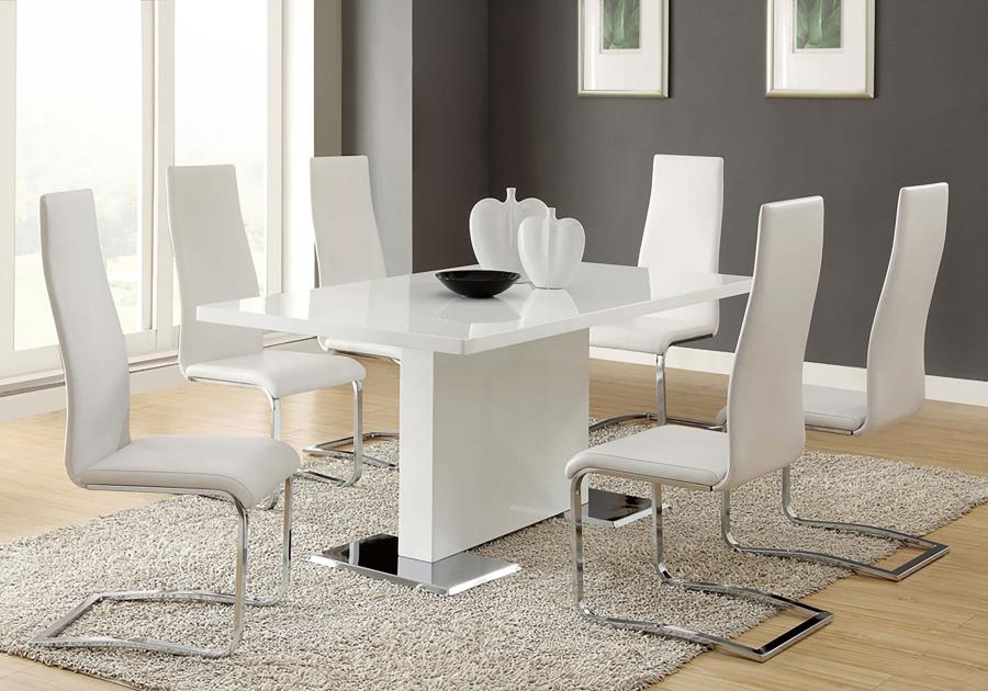 Anges White Dining Table