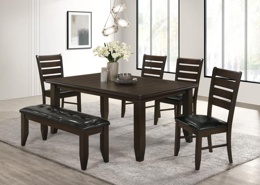 Dalila Brown 6 Pc Dining Set