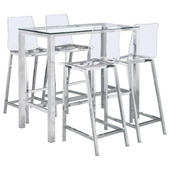 Tolbert Clear 5 Pc Bar Set