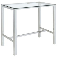 Tolbert Clear Bar Table