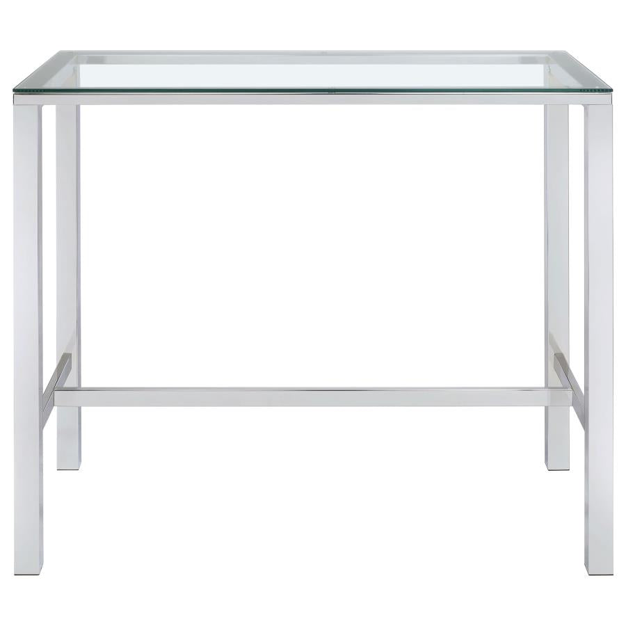 Tolbert Clear Bar Table