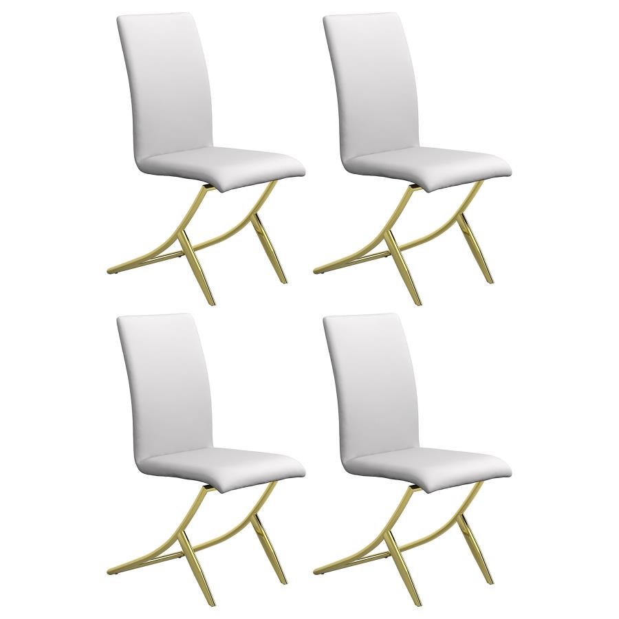 Carmelia White Side Chair