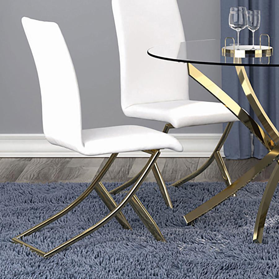 Carmelia White Side Chair