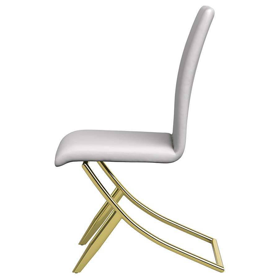 Carmelia White Side Chair