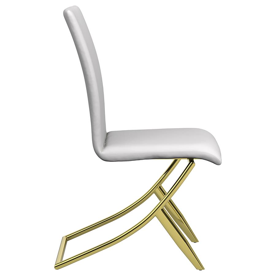 Carmelia White Side Chair