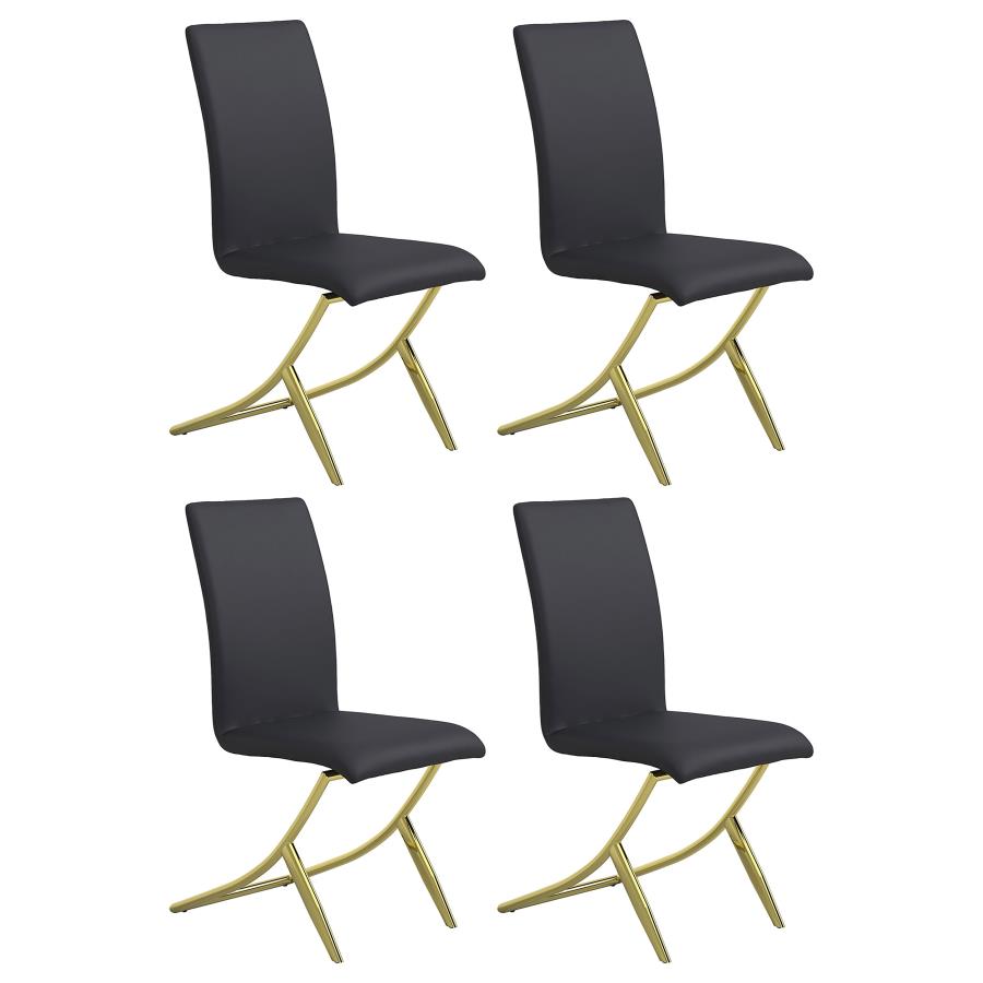 Carmelia Black Side Chair