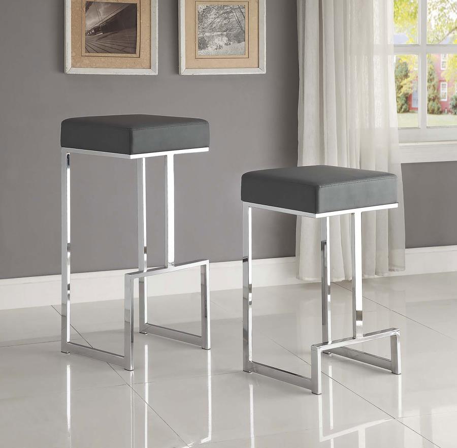 Gervase Grey Bar Stool