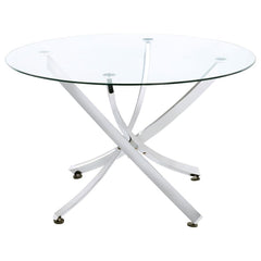 Beckham White 5 Pc Dining Set