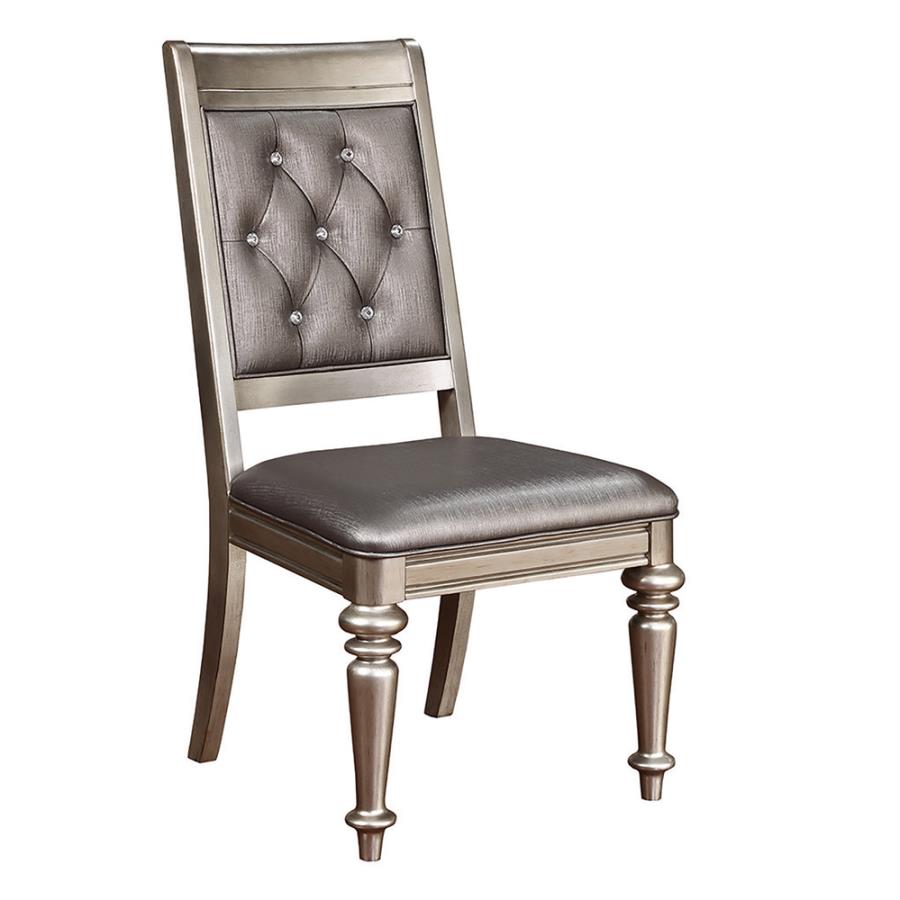 Bling Game Silver Side Chair