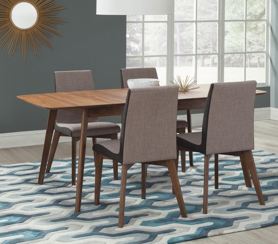Redbridge Brown 5 Pc Dining Set
