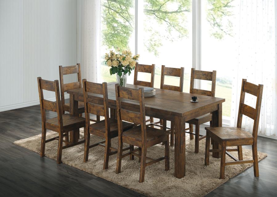 Coleman Brown 9 Pc Dining Set