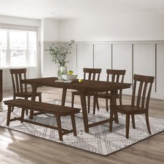 Reynolds Brown 6 Pc Dining Set