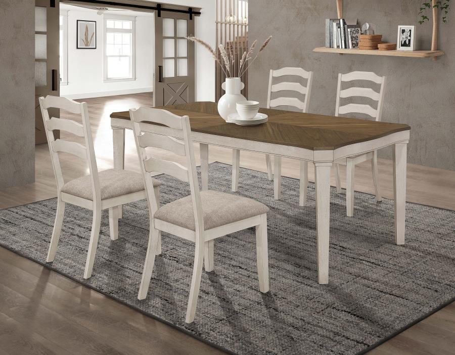 Ronnie Ivory 5 Pc Dining Set