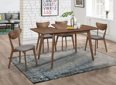 Alfredo Brown 5 Pc Dining Set