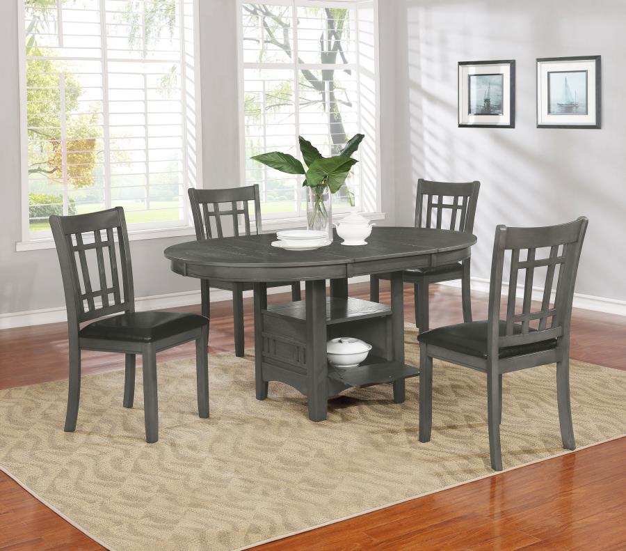 Lavon Grey 5 Pc Dining Set
