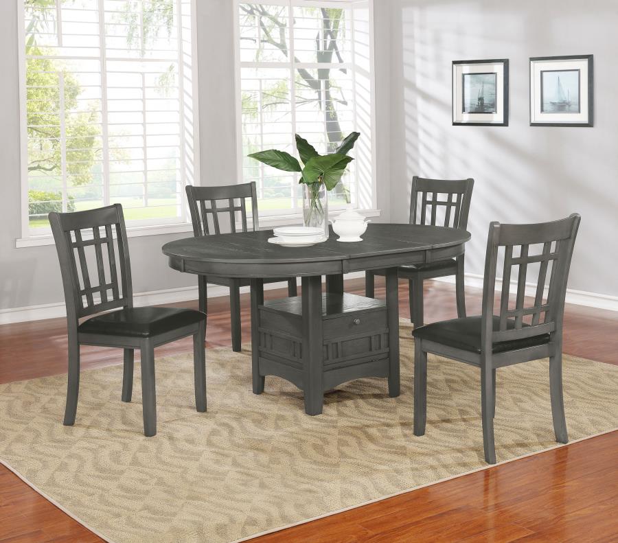 Lavon Grey 5 Pc Dining Set