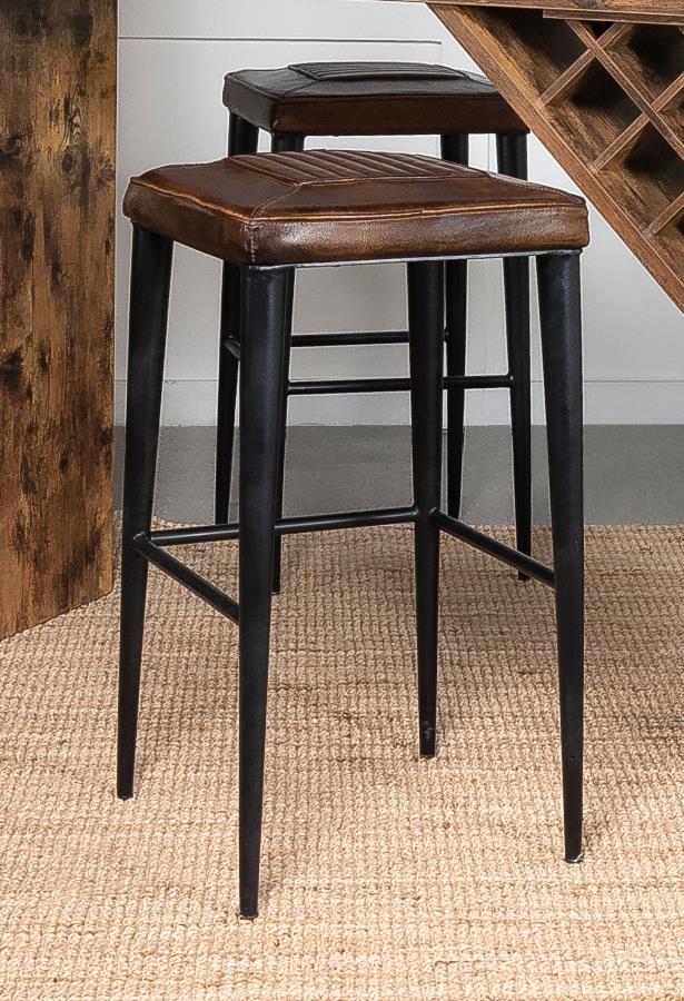 Alvaro Brown Bar Stool