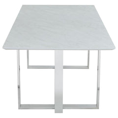 Annika White 7 Pc Dining Set