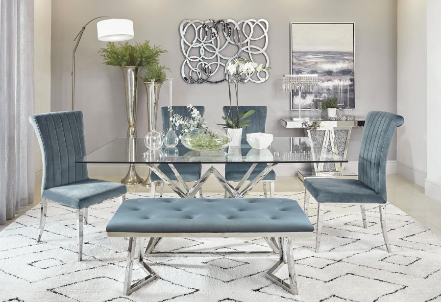 Beaufort Grey 6 Pc Dining Set