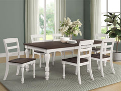 Madelyn White 7 Pc Dining Set