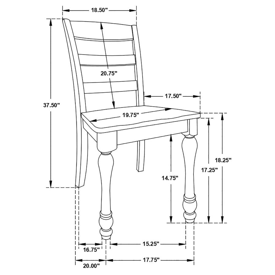Madelyn White 7 Pc Dining Set