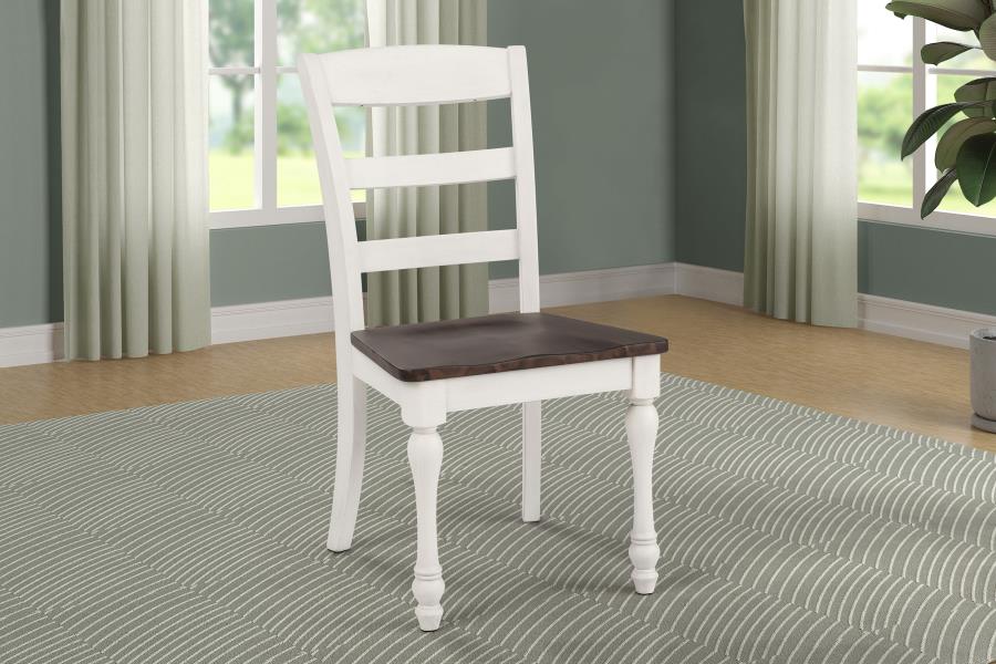 Madelyn White Side Chair