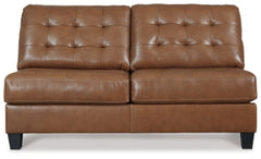 Baskove Armless Loveseat
