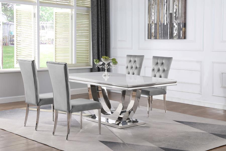 Kerwin Grey 5 Pc Dining Set